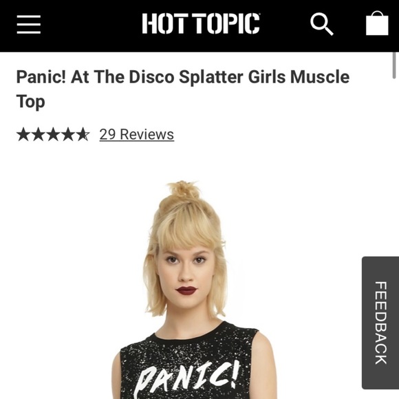 PANIC! AT THE DISCO Splatter Girls Muscle Top - Picture 7 of 11